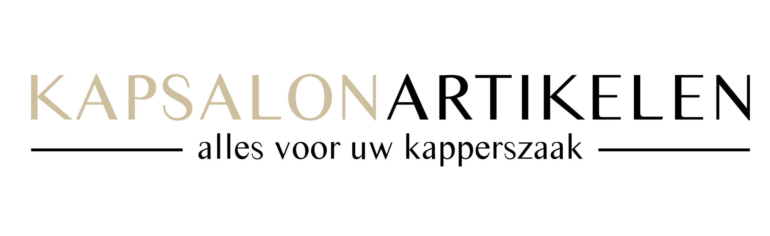 kapsalonartikelen logo alles voor uw kapsalon